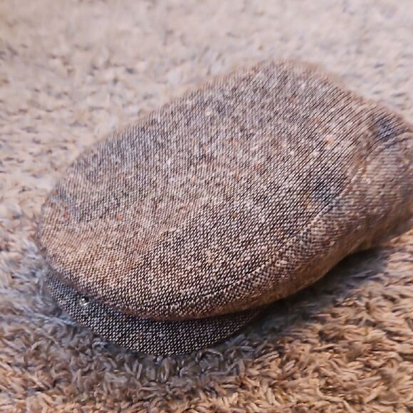 Vintage Tweed Newsboy Cap Made in USA Size Medium 7 - 7 1/8 - Picture 1 of 6